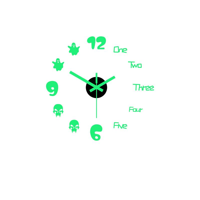 European Style Luminous Silent Wall Clock - Modern High-End Bedroom Decor