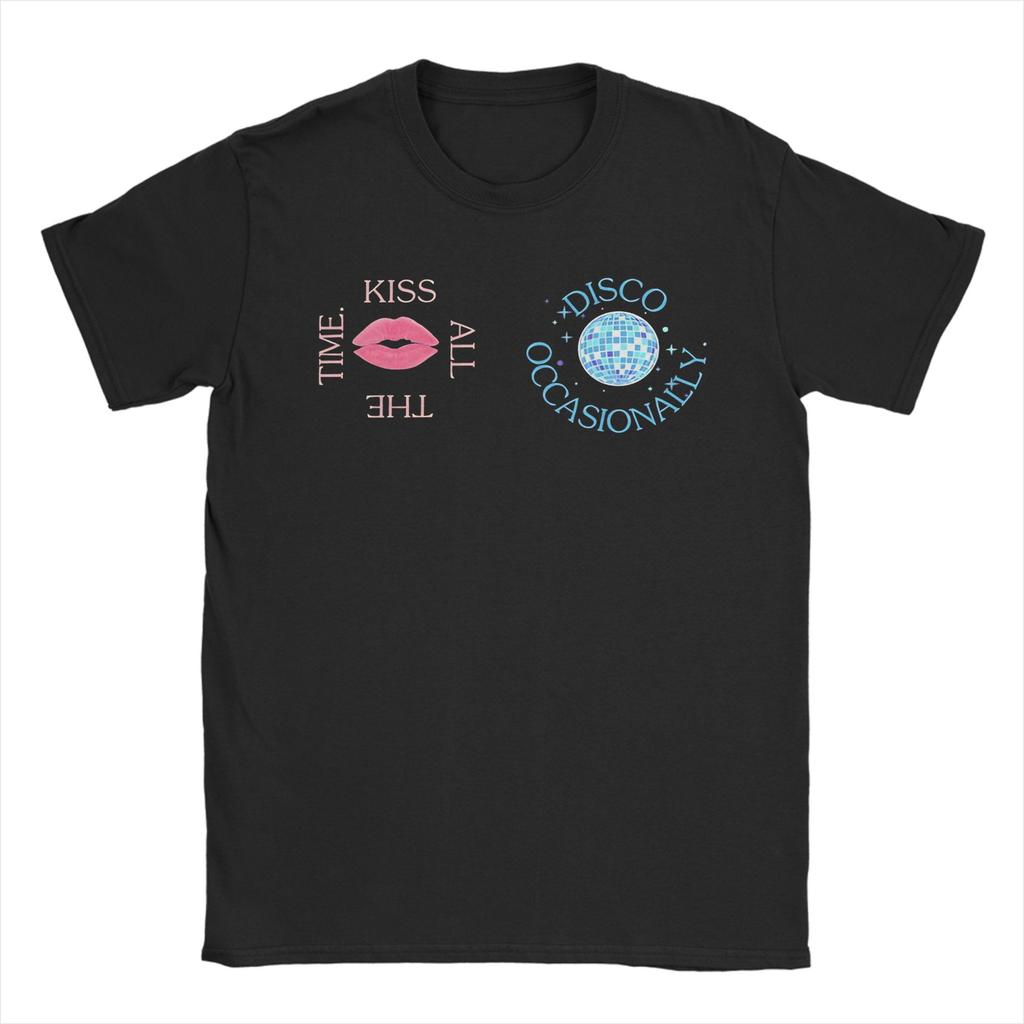 Unisex Unisex Kiss All The Time Disco T Shirts Harrys Music Styles 100 Cotton Clothes Vintage Short Sleeve Tees Gift Idea TShirts
