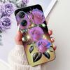 For Infinix Hot 30 5G Elegant Butterfly Cat Printed Phone Case For Infinix Hot30 5G X6832 Black Silicone Soft TPU Cases Bumpers