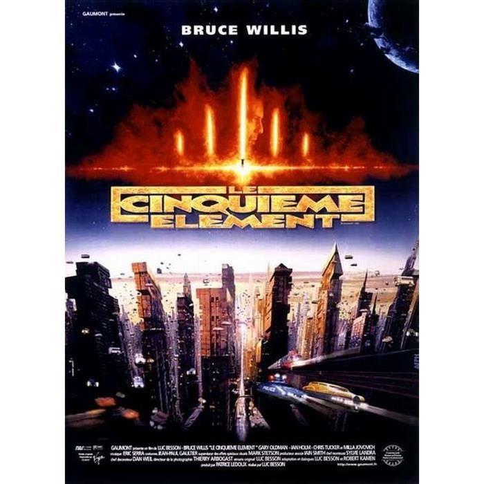 

LE CINQUIEME ELEMENT Affiche Cinéma Originale Roulée Petit format 53x40cm Luc Besson