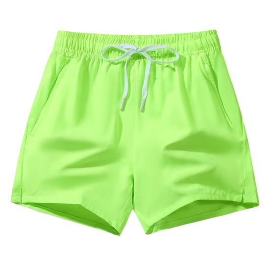 

Мужские летние шорты с эластичной талией, регулируемые спортивные шорты на шнурке с карманами, однотонные широкие шорты 3XL