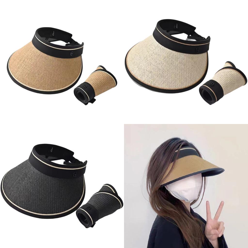 Summer Women's Wide Brim Straw Sun Hat For Uv Protection Stylish And Adjustable