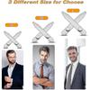 3 Pairs Of Stainless Steel Collar Reinforcement, Collar Stay Shirt Collar