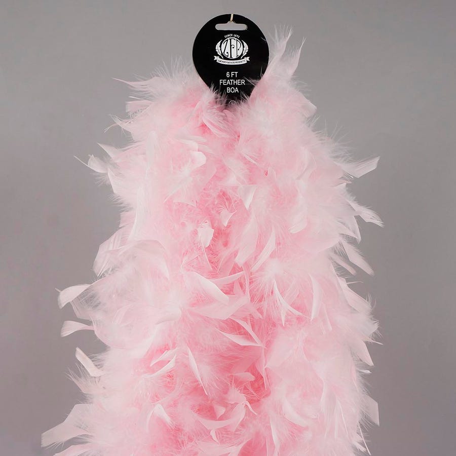DIY Pink Turkey Feather Boa 60g 2M Soft Marabou Boa for Bridal Wedding Carnival Dress Decoration DIY Craft Photo Shoot Accessory
