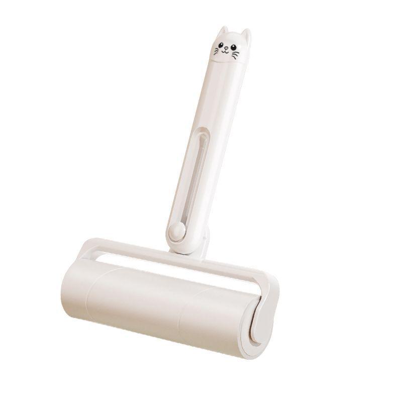 Reusable Foldable Lint Roller with Sticky Replacement Paper for Cleaning Clothes, Bed, and Hair