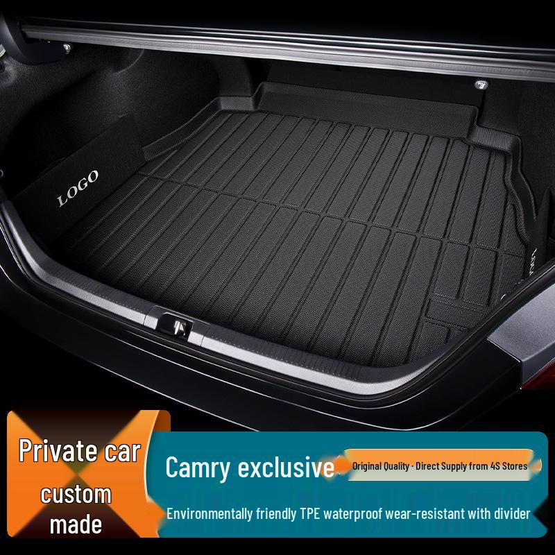 Toyota Camry Trunk Mat for Older Models (6th-9th Gen) - Waterproof Tail Box Mat