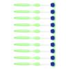 10Pcs Tongue Scraper Ergonomic Design Silicone Freshen Breath Dental Plaque Removal Tongue Cleaner