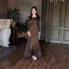 2025 Summer Floral Lace Long Sleeve Dress