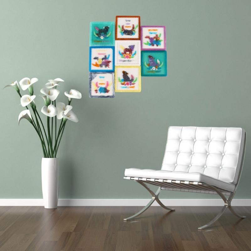 Matrițe pentru suporturi de pahar cu animale Matrițe din silicon pentru suporturi de pahar Matriță pentru suport de cană Matriță pătrată pentru turnare epoxy pentru suport de pahar din rășină Artă murală Decor pentru casă