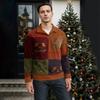 Men's Halloween Printed Corduroy Button Shirt