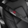 2Pcs Leather Car Cotton Seat Belt Pads Safety Shoulder Mat Accessories For Lexus LS LC IS350 ES300h ES300 IS250 IS220d NX350h RX