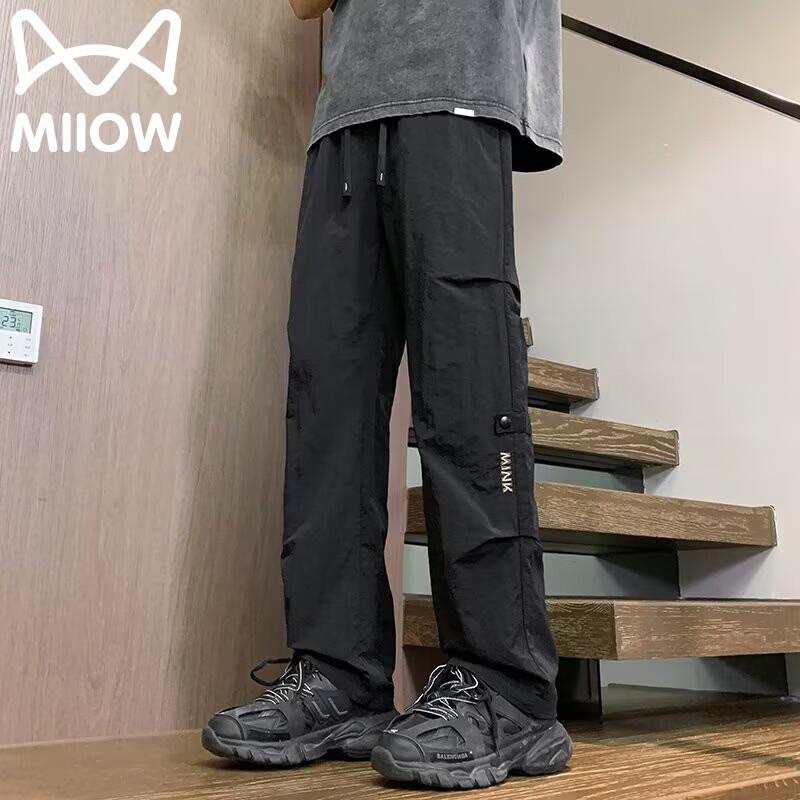 

MiiOW Men s Casual Multi-Pocket Cargo Pants M