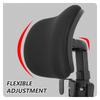 Black Computer Chair Headrest Sponge Office Chair Headrest New Office Chair Extender  Office