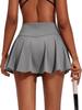 Women's Quick-Dry Pleated Skort: Casual Yoga, Golf, Tennis Skirt