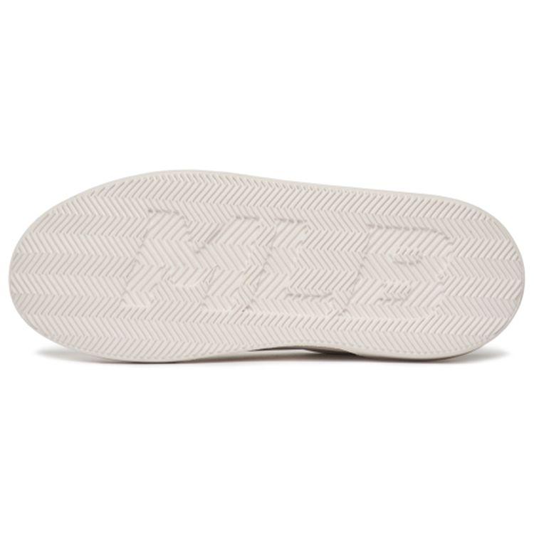 MLB Chunky Classic Leather Retro Thick Sole Slip Resistant Shock Absorbing Durable Low Top Sneakers Unisex sneakers White Blue 3ASXXA12N-07BLD