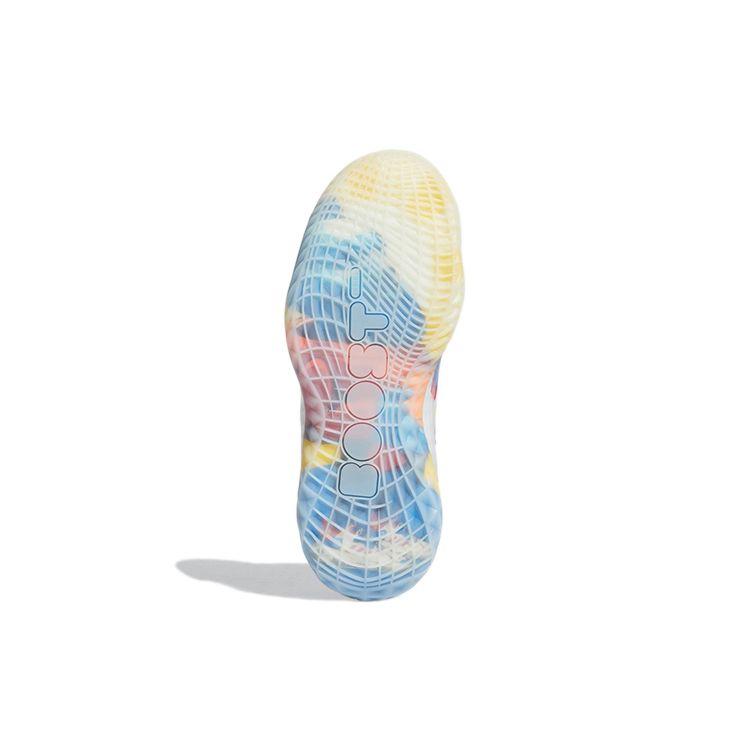 Quiccs x adidas Harden Vol. 5 Futurenatural Manila Heritage Herrsneakers Vit Molnvit Kungsblå GY7489