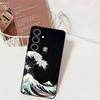 The Great Wave Off Kanagawa Art Phone Case For Samsung S 24 Fe 25 Ultra Plus 20 Lite 21 30 22 23 24 22 Ultra 5G Fundas