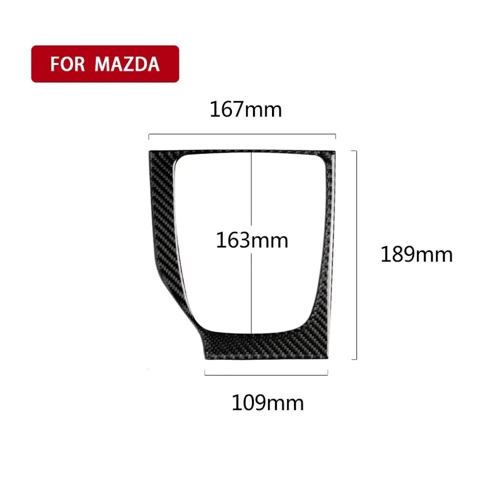 

подходит для Mazda 3 Axela 2017 2018 аксессуары для стайлинга автомобиля карбоновый чехол для панели переключения передач с механической коробкой передач MT отделка 3D наклейка