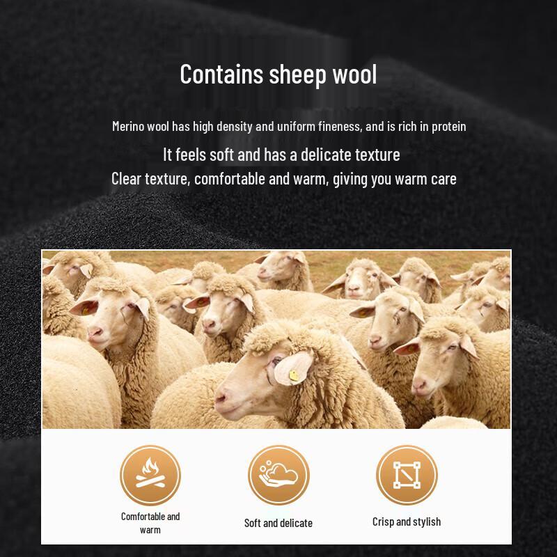 

Septwolves Men s Wool Blend Winter Jacket 3XL