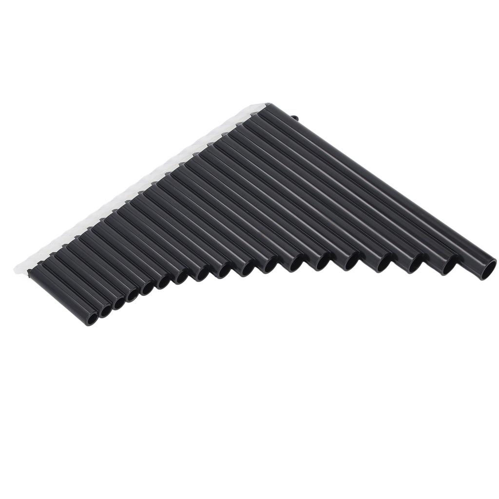 Pan Flute Instrument 18 Pipes Key of C Pan Pipe for Beginners Learning Teaching with Carrying Bag