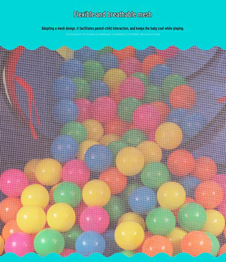 Extra Large 3-in-1 Kids' Tent with Crawl Tunnel and Basketball Pool (Indoor, Foldable)