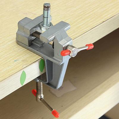 Schraubstockklemme, multifunktional, hochfeste Aluminiumlegierung, 8,9 cm, Hobby-Klemme für Zuhause