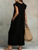 Bohemian Batwing Sleeve Floor-Length Dress - Spring/Summer 2026 Collection