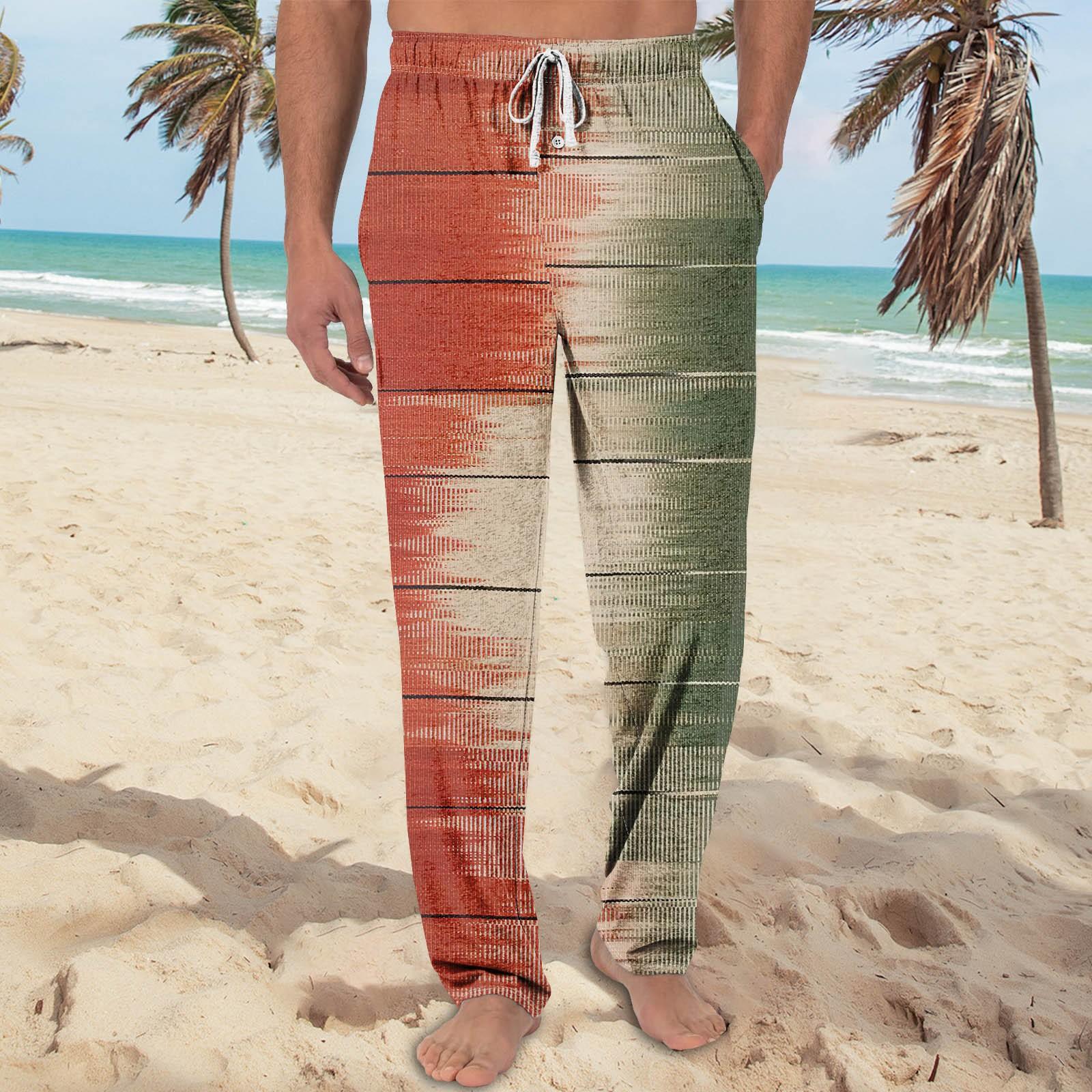 

Мужские трикотажные модные повседневные брюки с напечатанным карманом, пижамные брюки M