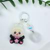 Bean Bag Cute Grain Sitting Doll Cartoon Schoolbag Pendant DIY Jewelry Resin Accessories Car Ornament Bag Keychain