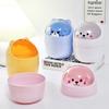 Ins Style Kreativer süßer Home-Desktop mit Deckel Mülleimer Kleine Mini Kawaii Schlafzimmer Schreibtisch Aufbewahrungsbox Stifthalter Geben Sie einen Aufkleber
