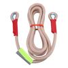 Tow Rope 8818lbs Break Strength Polyester Recovery Rope with 2 Shackles for Full Size Car Large SUV Off Road Vehicles