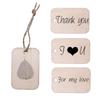 Natural Wood Slice Tags with Strings for DIY Party Decorations and Ornaments