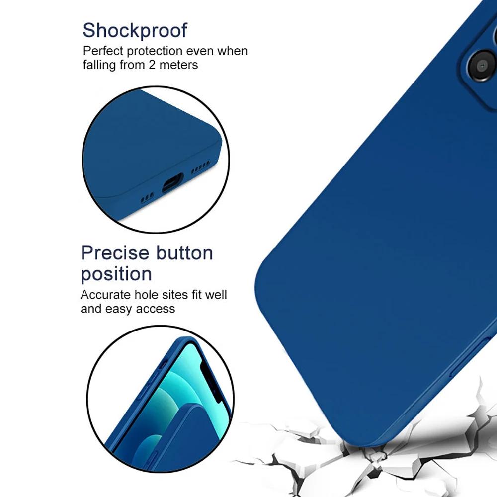 Per Custodie Huawei P50 P40 P30 P20 Lite Per Mate 20 30 40 Pro P smart Z Honor 8X Cover Lusso Originale Custodia per Telefono in Silicone Liquido