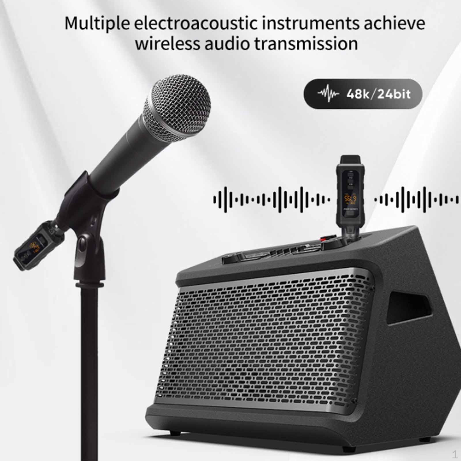 

Система для гитары с XLR-приемником и передатчиком with 1 transmitter