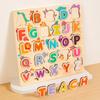 Early Childhood Education Capital Letter Matching Puzzle Baby Learning Digital Calculation Hand Grasping Puzzle Board Educational Toy