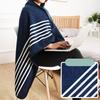 Thicken Wearable Blanket Plaid Blanket Flannel Blanket Adults Home Shawl  Winter