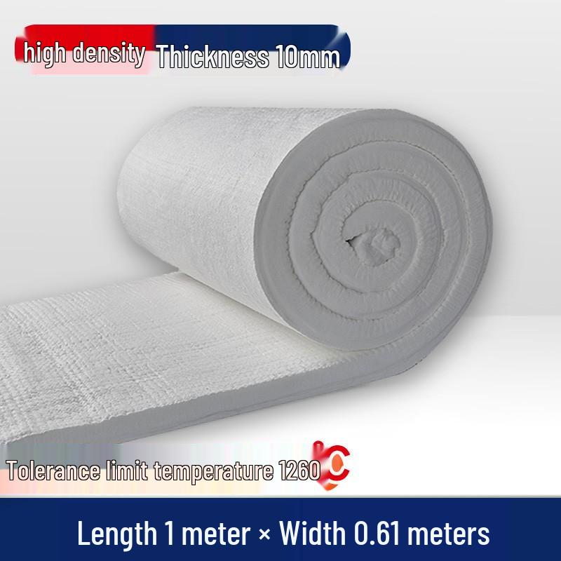 High-Temperature Fireproof Insulation: Asbestos-Free Rock Wool Fiberboard & Aluminum Silicate Blanket