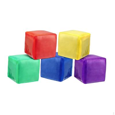 5 Stück Würfel mit Taschen Differenzierte Lernwürfel Spielzeug DIY Bildblöcke zum Mathe lernen