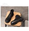 2024 High-Top British Martin Boots: Men’s Retro Cow Suede with Inner Height Increase and Thick Sole