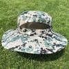 Fisherman's Hat Men's Summer Sun Hat Camouflage Fishing Sun Hat Outdoor Breathable Grass Hat Men's Sun Hat