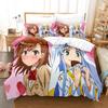 3D Printed Anime A Certain Magical Index Bedding Set Single Twin Full Queen King Size Bed Set Adult Kid Bedroom Duvetcover Sets
