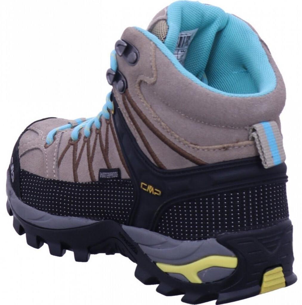 Women's CMP Rigel Mid Waterproof Trekking Shoes Grey/fuxia/ice