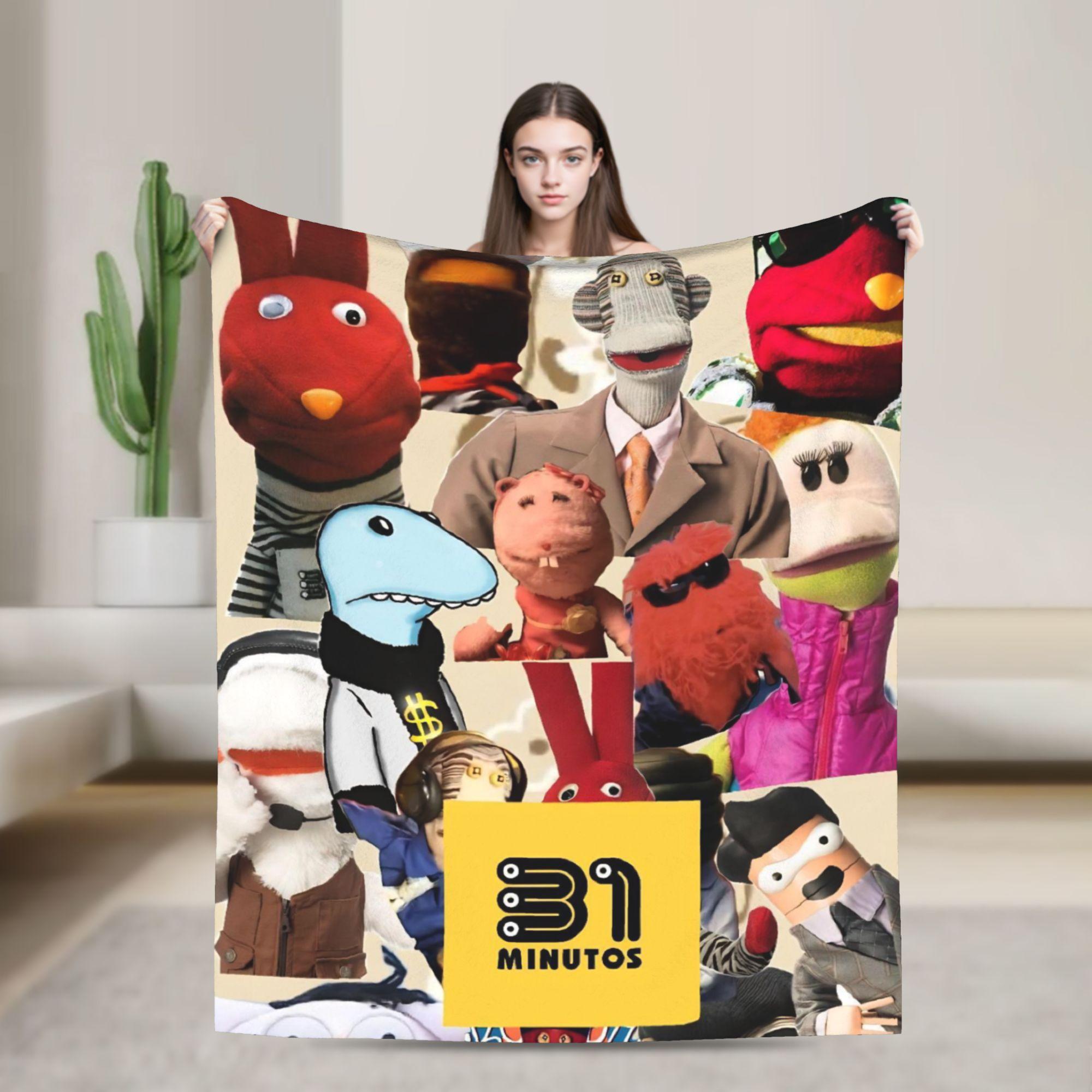 

31 Minutos Comedy Throw Blanket for Couch Soft Fuzzy Plush Blanket 50x60 Inches Multi-size Bedspreads for All Seasons 75x90cm