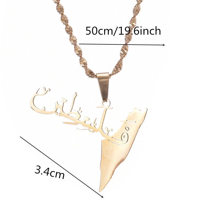 Palestine Arabic Necklace Women African Amulet Jewelry