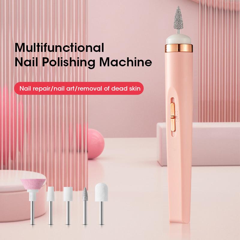 5-in-1 Electric Nail Art Set Nail Drill File Multi Functional Machine for Polishing and Beauty Care Maintenance