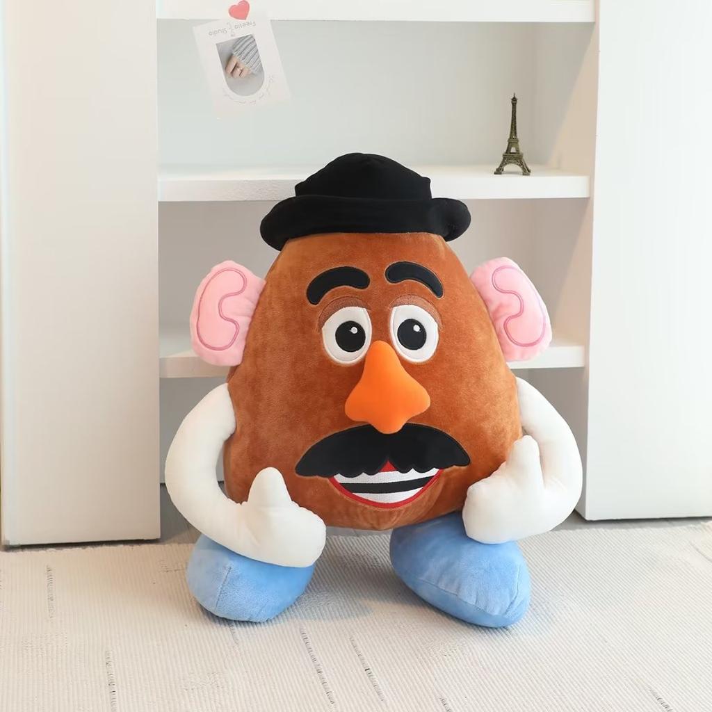 Cute Mr And Mrs Potato Couple Plush Toy 2 In 1 Pillow Blanket Sleeping Doll Soft Stuffed Animal Christmas Gift For Girls