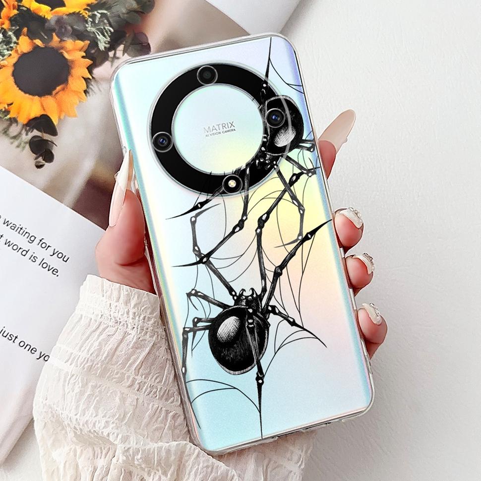 For Honor X9b 5G Case Flowers Butterfly Painted Cover Soft Silicone Casing For Honor X9 X9 b HonorX9b 5G Phone Case