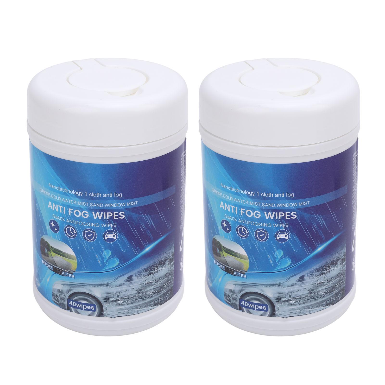 

80 штук Салфетки для стекол автомобиля против запотевания Водонепроницаемые Предотвращают запотевание Салфетки для очистки автомобильного стекла