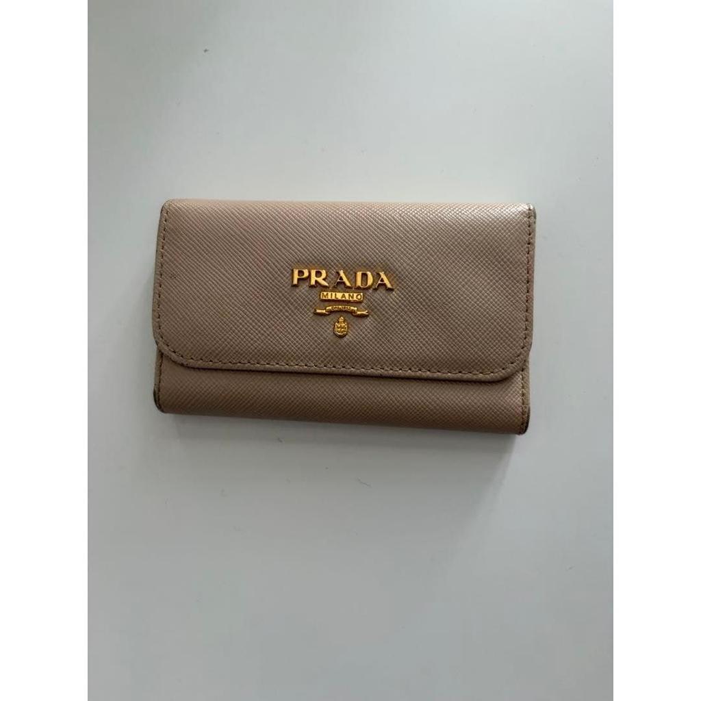 Used PRADA Saffiano Key Case CIPRIA