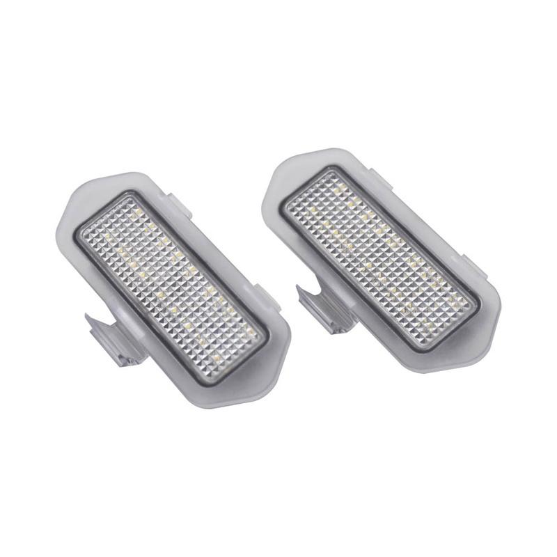 For Cadillac Escalade Chevy Avalanche 1500/2500 Silverado 1500/2500 Tahoe GMC Sierra Yukon 2X LED Under Side Mirror Puddle Light